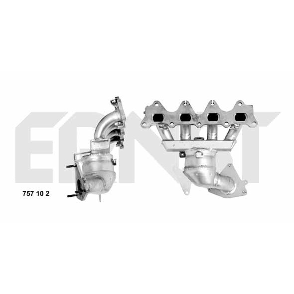 Слика на катализатор ERNST Set 757102 за Renault Laguna 2 Sport Tourer (KG0-1) 2.0 16V IDE (KG0N) - 140 коњи бензин