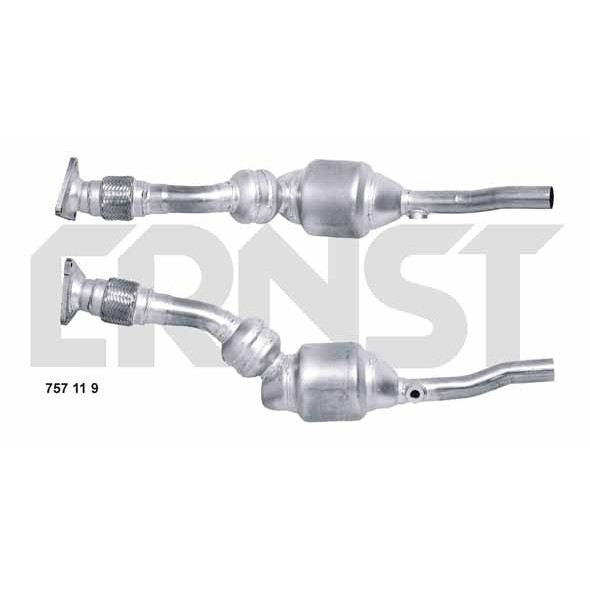 Слика на катализатор ERNST Set 757119 за Renault Laguna 2 Sport Tourer (KG0-1) 2.0 16V IDE (KG0N) - 140 коњи бензин