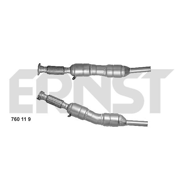 Слика на катализатор ERNST Set 760119 за Renault Megane 3 Hatchback 1.9 dCi (BZ0N, BZ0J) - 131 коњи дизел