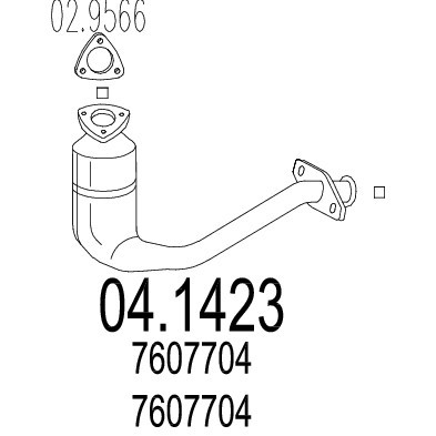Слика на Катализатор MTS 04.1423