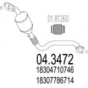 Слика 1 $на Катализатор MTS 04.3472