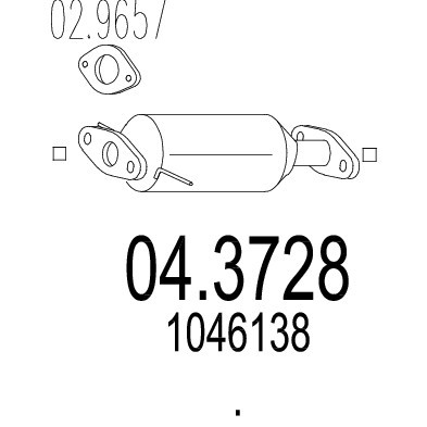 Слика на Катализатор MTS 04.3728