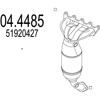 Слика на Катализатор MTS 04.4485