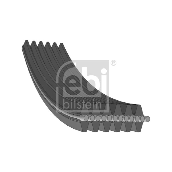 Слика на клинест (линиски) ремен FEBI BILSTEIN 34462 за Volvo S40 Sedan (VS) 2.0 - 136 коњи бензин