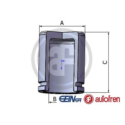 Слика на клип, шепа AUTOFREN SEINSA D025226 за Citroen Jumper BOX 2.0 BlueHDi 160 - 163 коњи дизел