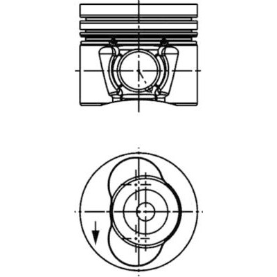 Слика на клип KOLBENSCHMIDT 40734600 за VW LT 28-35 2 Bus (2DM) 2.5 TDI - 109 коњи дизел