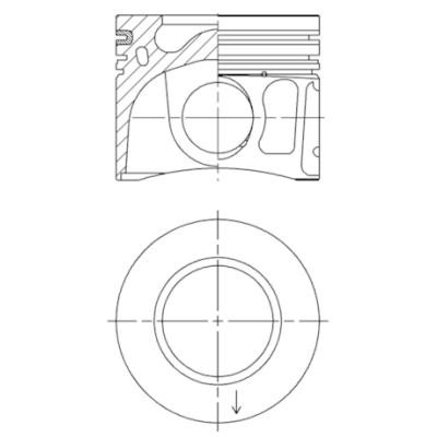 Слика на клип KOLBENSCHMIDT 41072600 за Citroen Jumper BOX 2.2 HDi 120 - 120 коњи дизел