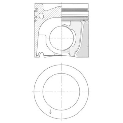 Слика на клип KOLBENSCHMIDT 41088600 за камион Volvo FM 360 - 359 коњи дизел