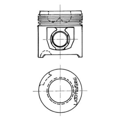 Слика на клип KOLBENSCHMIDT 90152600 за камион Iveco M 115-17 - 169 коњи дизел