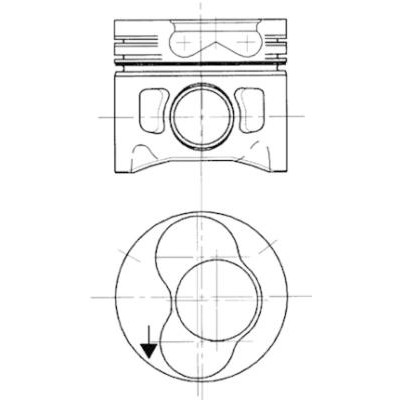 Слика на клип KOLBENSCHMIDT 94427700 за VW Caddy 2 Box (9K9A) 1.9 SDI - 64 коњи дизел