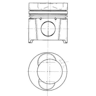 Слика на клип KOLBENSCHMIDT 94487600 за камион MAN M 90 12.262 F,12.262 FL - 260 коњи дизел