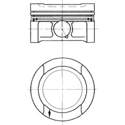 Слика на клип KOLBENSCHMIDT 94503720 за VW Beetle (9C1,1C1) 1.6 - 100 коњи бензин