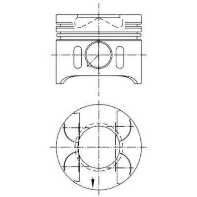 Слика на клип KOLBENSCHMIDT 97409610 за Mercedes Sprinter 2-t Bus (901,902) 211 CDI - 109 коњи дизел