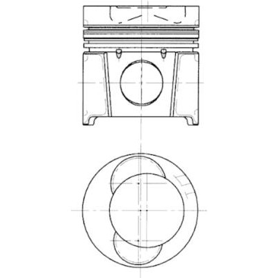 Слика на клип KOLBENSCHMIDT 99683600 за камион MAN M 2000 L 18.284 LAK, LARK, LAK-L - 280 коњи дизел