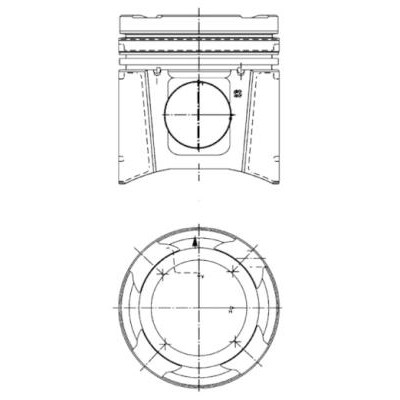 Слика на клип KOLBENSCHMIDT 99697600 за камион MAN TGA 26.530 FDC, FDLC, FDLRC, FDRC - 530 коњи дизел