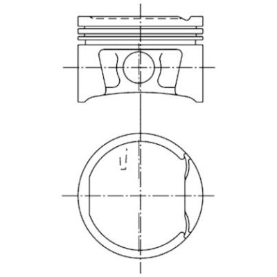 Слика на клип KOLBENSCHMIDT 99746610 за Renault Symbol (LB0-1-2) 1.6 16V - 107 коњи бензин