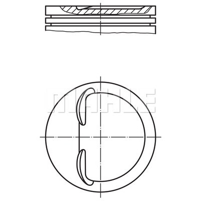 Слика на клип MAHLE 008 76 02 за Fiat Uno (146 A,E) 1983 70 i.e. - 70 коњи бензин