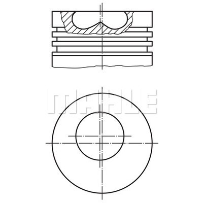 Слика на клип MAHLE 008 94 01 за камион Iveco Daily 1 Box 40-10 V - 103 коњи дизел