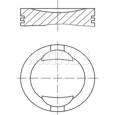 Слика на клип MAHLE 009 36 02 за Fiat Panda VAN 141 1.1 4x4 - 54 коњи бензин