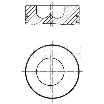 Слика на клип MAHLE 009 89 00 за камион Iveco Daily 1 Box 35-10 (15034111, 15034204, 15034211, 15034215, 15034217, 150 - 103 коњи дизел