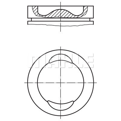 Слика на клип MAHLE 029 92 00 за VW Polo 2 Coupe (86c,80) 1.3 - 75 коњи бензин