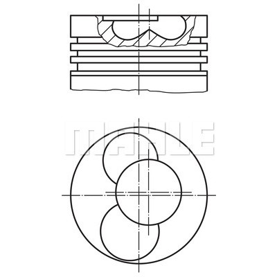 Слика на клип MAHLE 030 40 02 за VW Jetta 4 Estate (1J6) 1.9 TDI - 110 коњи дизел