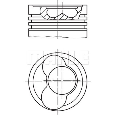 Слика на клип MAHLE 030 58 00 за VW LT 28-46 2 Box (2DX0AE) 2.5 TDI - 109 коњи дизел