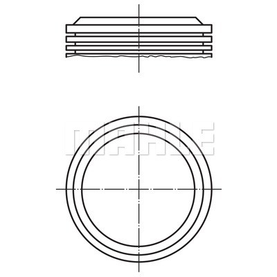 Слика на клип MAHLE 039 43 00 за Citroen CX MK2 Break 22 TRS - 113 коњи бензин