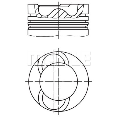 Слика на клип MAHLE 061 41 00 за камион Scania 3 Series 143 M/470 - 471 коњи дизел