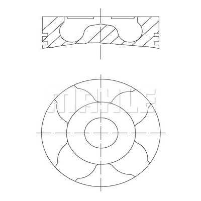 Слика на клип MAHLE 229 04 00 за камион MAN TGA 33.360 FDC, FDLC, FDRC, FDLRC - 360 коњи дизел