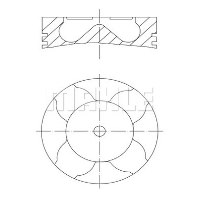 Слика на клип MAHLE 229 06 00 за камион MAN TGA 33.360 FDC, FDLC, FDRC, FDLRC - 360 коњи дизел