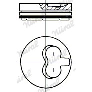 Слика на клип NURAL 87-108200-00 за камион Iveco Daily 1 Box 30-8 V (14914111, 14914117, 14914211, 14914217, 14915111, 14 - 84 коњи дизел