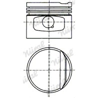 Слика на клип NURAL 87-109400-10 за VW Scirocco (53B) 1.8 16V - 129 коњи бензин