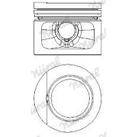 Слика на клип NURAL 87-109407-50 за VW Passat 3 Variant (B4,35i) 1.8 - 90 коњи бензин