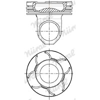 Слика на клип NURAL 87-135500-00 за камион Renault Premium 1 Route 385.19,400.19 - 381 коњи дизел