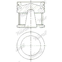 Слика на клип NURAL 87-136000-00 за камион Mercedes Actros 1996 2031 AS - 313 коњи дизел