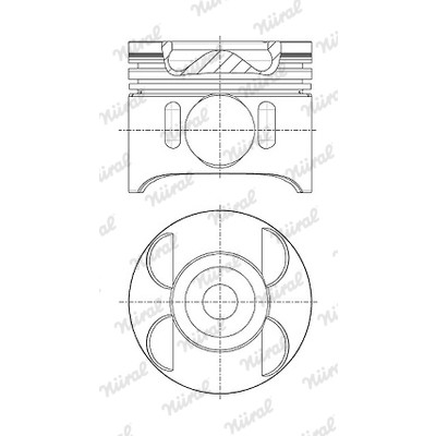 Слика на клип NURAL 87-136400-00 за Mercedes E-class Estate (s211) E 320 T CDI (211.226) - 204 коњи дизел