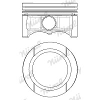 Слика на клип NURAL 87-148307-00 за Skoda Laura (1Z3) 1.6 LPG - 102 коњи Бензин/Автогаз (LPG)