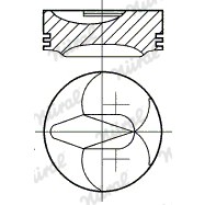 Слика на клип NURAL 87-287100-30 за Mitsubishi Montero Classic (V2W) 2.5 TD - 115 коњи дизел