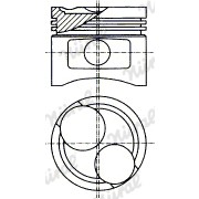 Слика на клип NURAL 87-306307-00 за Opel Kadett E Combo 1.3 S - 75 коњи бензин