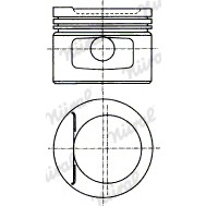 Слика на клип NURAL 87-306907-00 за Opel Kadett E Convertible 1.6 i - 75 коњи бензин