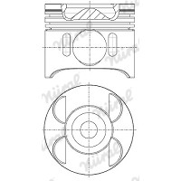 Слика на клип NURAL 87-433400-00 за Mercedes C-class Estate (s204) C 200 CDI (204.201) - 136 коњи дизел