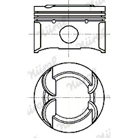 Слика на клип NURAL 87-435300-00 за Opel Zafira (A05) 1.6 - 115 коњи бензин