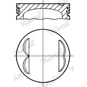 Слика на клип NURAL 87-784207-00 за Ford Granada MK 3 Estate (gge) 2.0 i - 120 коњи бензин