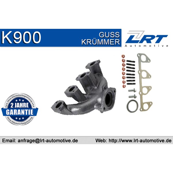 Слика на колено (цевка), издувна грана LRT K900 за Opel Astra F Convertible 1.4 Si - 82 коњи бензин