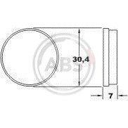 Слика на Комплет гуртни , рачна кочница A.B.S. 36114