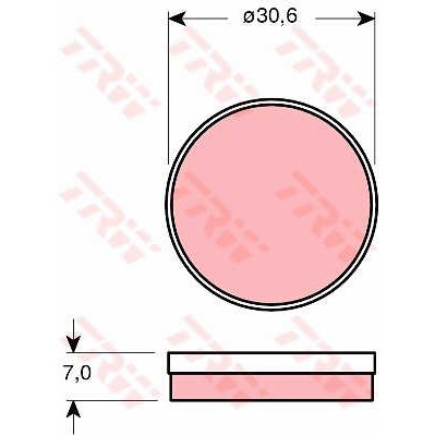 Слика на Комплет гуртни , рачна кочница TRW GDB271