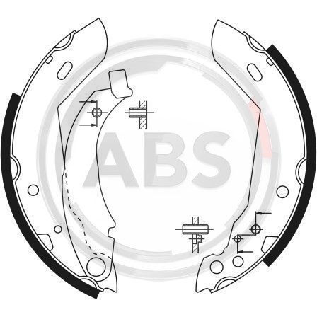 Слика на Комплет гуртни A.B.S. 8123 за Renault Clio 1.8 - 90 коњи бензин