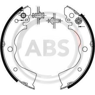 Слика на Комплет гуртни A.B.S. 8913 за Nissan Pulsar Saloon (N15) 1.4 - 87 коњи бензин