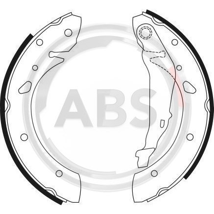 Слика на Комплет гуртни A.B.S. 9012 за Toyota Avensis Liftback (T22) 1.6 VVT-i - 110 коњи бензин